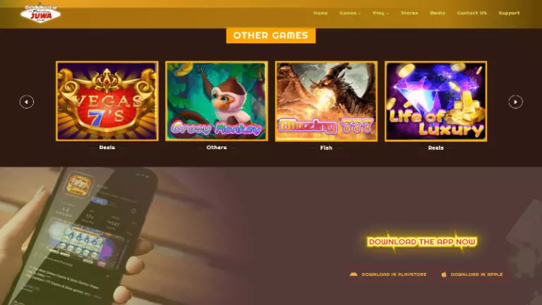 Juwa casino homepage
